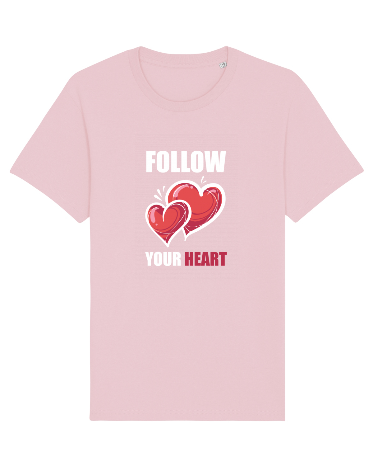 Tricou mânecă scurtă Unisex Rocker Cotton Pink