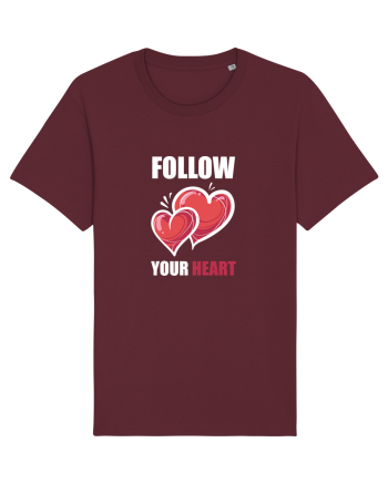 FOLLOW YOUR HEART Burgundy