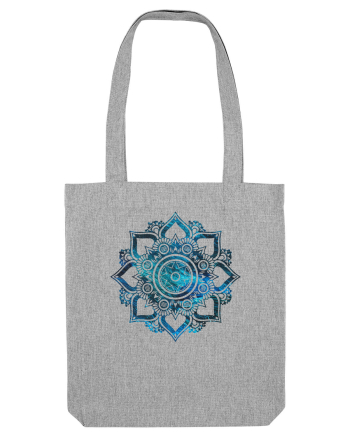 Blue Mandala Heather Grey