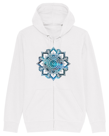 Blue Mandala White
