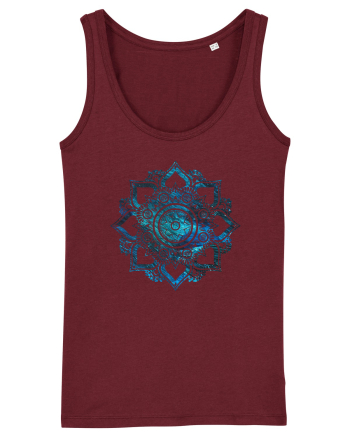 Blue Mandala Burgundy