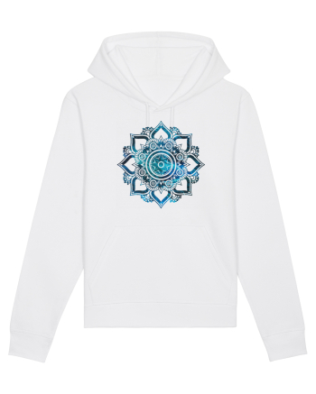 Blue Mandala White