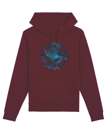 Blue Mandala Burgundy