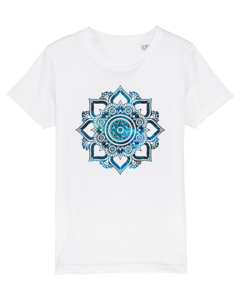 Blue Mandala White