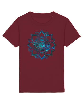 Blue Mandala Burgundy