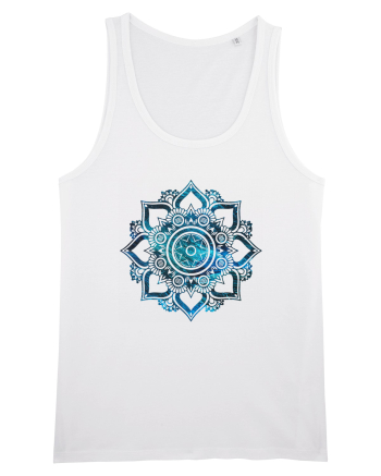 Blue Mandala White