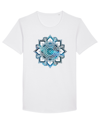 Blue Mandala White
