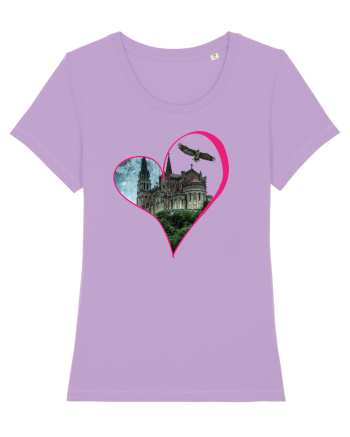 Castle at night Lavender Dawn