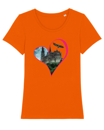 Castle at night Bright Orange