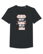 Neji Hyuga Tricou mânecă scurtă guler larg Bărbat Skater