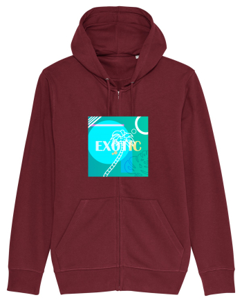 Exotic Palmtree Burgundy