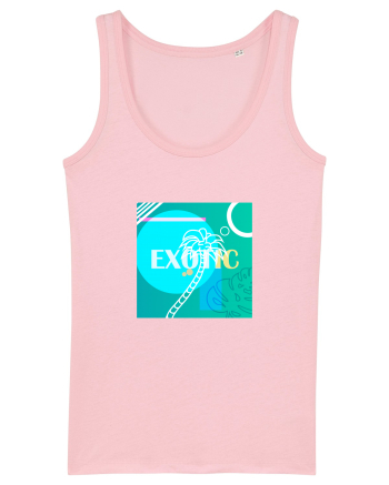 Exotic Palmtree Cotton Pink