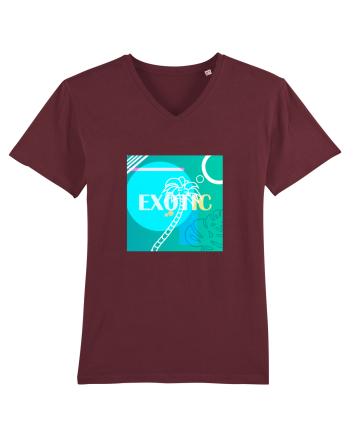 Exotic Palmtree Burgundy
