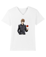 Light Yagami  Tricou mânecă scurtă guler V Bărbat Presenter