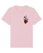 Inima cu flori  Tricou mânecă scurtă Unisex Rocker