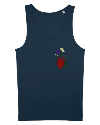 Inima cu flori  Navy