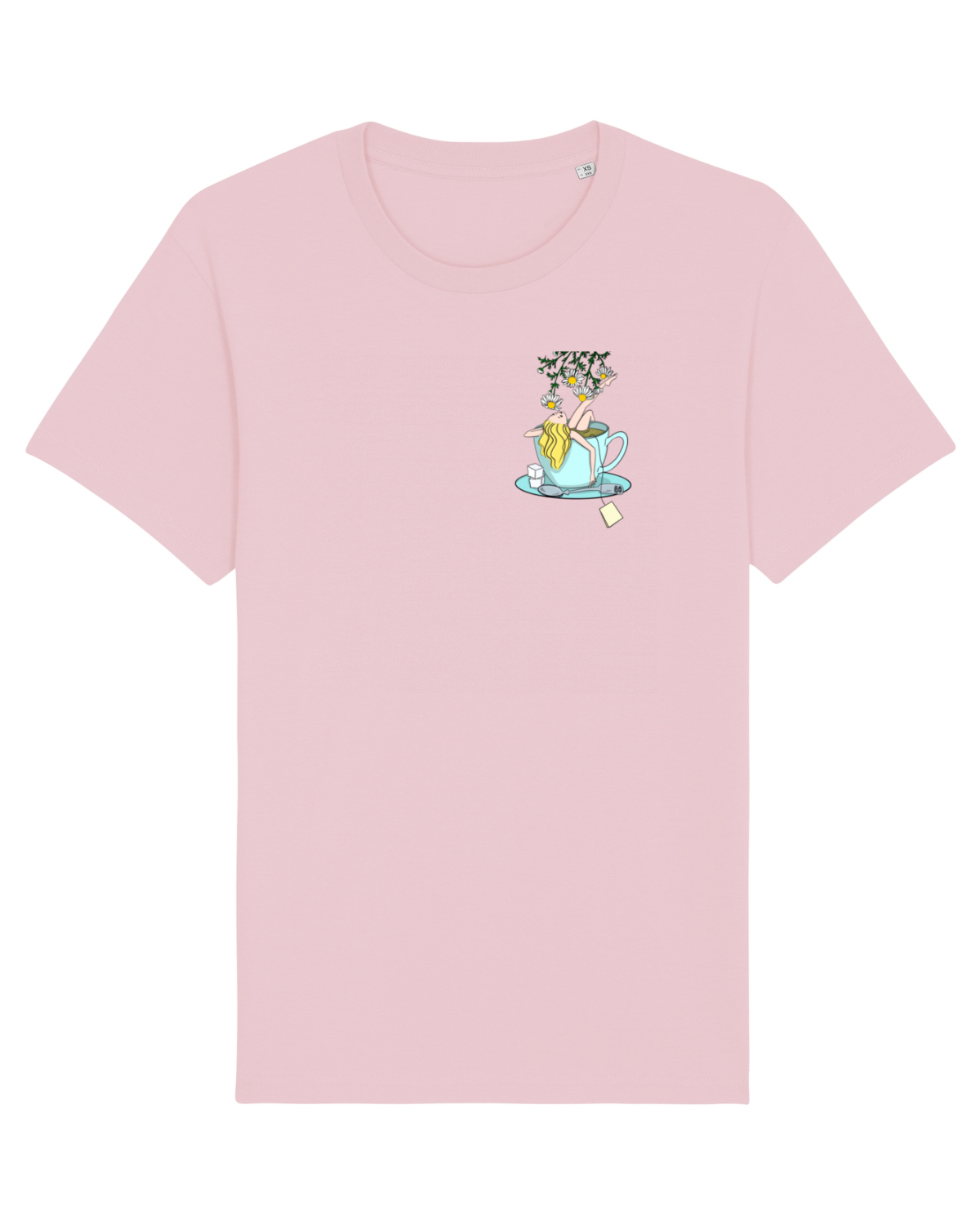 Tricou mânecă scurtă Unisex Rocker Cotton Pink