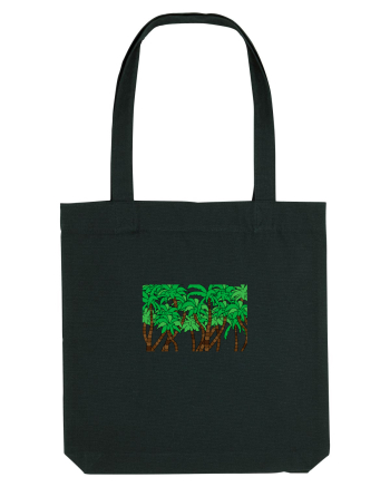 Boxed Palmtrees Black
