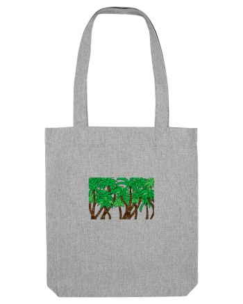 Boxed Palmtrees Heather Grey