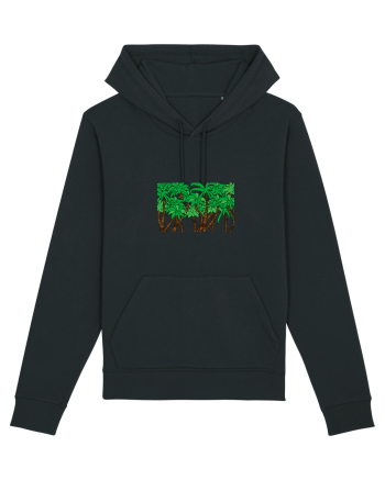 Boxed Palmtrees Black