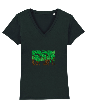 Boxed Palmtrees Black