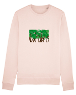 Boxed Palmtrees Bluză mânecă lungă Unisex Rise