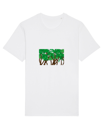 Boxed Palmtrees White