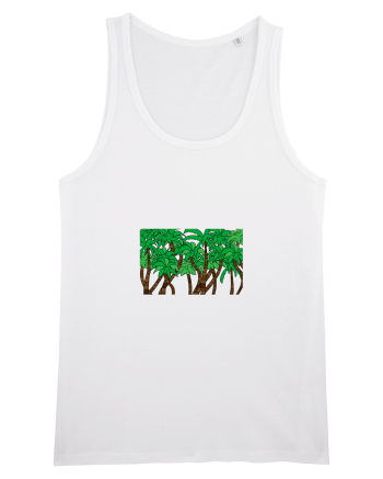 Boxed Palmtrees White