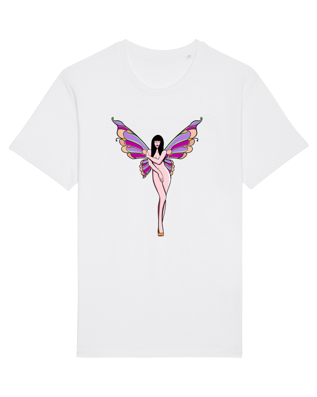 Tricou mânecă scurtă Unisex Rocker White