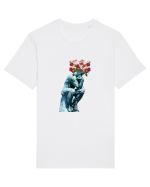 Gânditorul Tricou mânecă scurtă Unisex Rocker