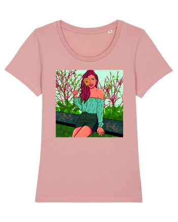 Fata cu floare de soare Canyon Pink