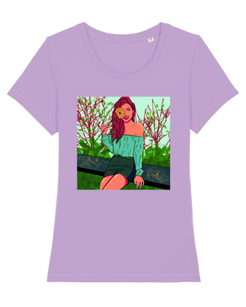 Fata cu floare de soare Lavender Dawn
