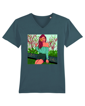 Fata cu floare de soare Stargazer