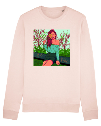 Fata cu floare de soare Candy Pink