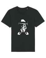 Gangster  - alb  Tricou mânecă scurtă Unisex Rocker
