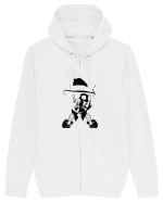 Gangster - negru  Hanorac cu fermoar Unisex Connector