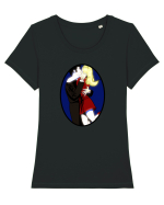 Iubire în ’70 Tricou mânecă scurtă guler larg fitted Damă Expresser