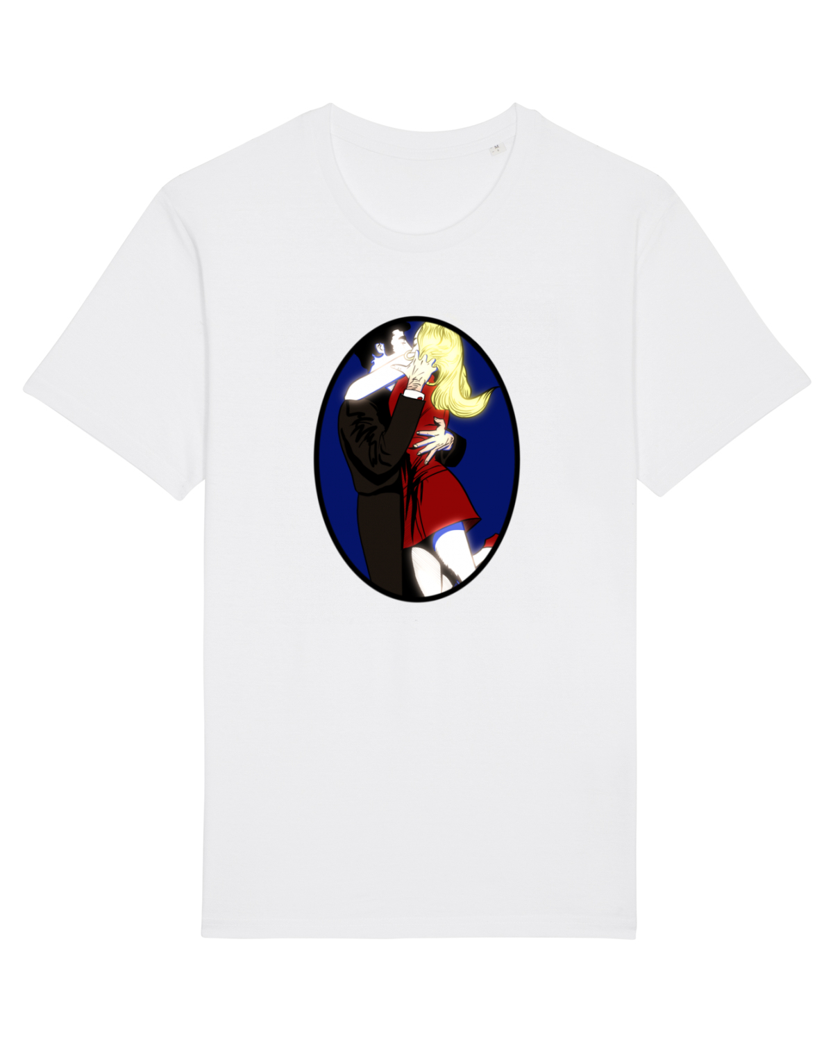 Tricou mânecă scurtă Unisex Rocker White