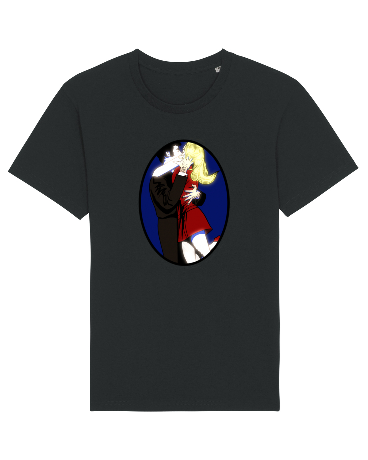 Tricou mânecă scurtă Unisex Rocker Black