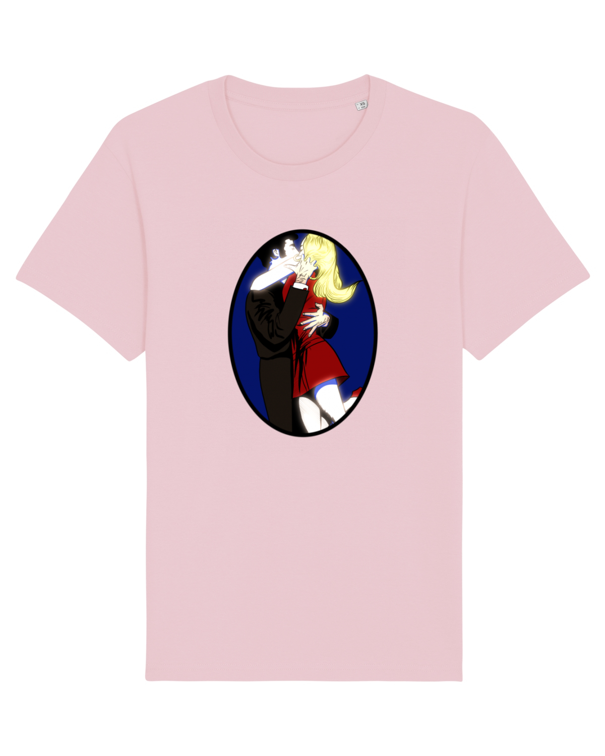 Tricou mânecă scurtă Unisex Rocker Cotton Pink