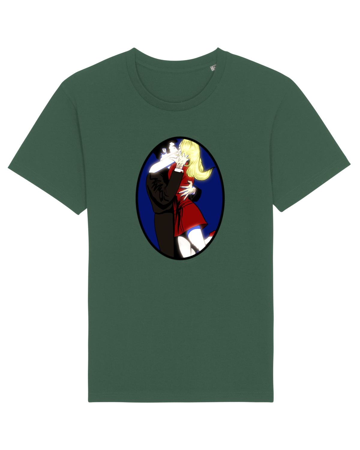 Tricou mânecă scurtă Unisex Rocker Bottle Green