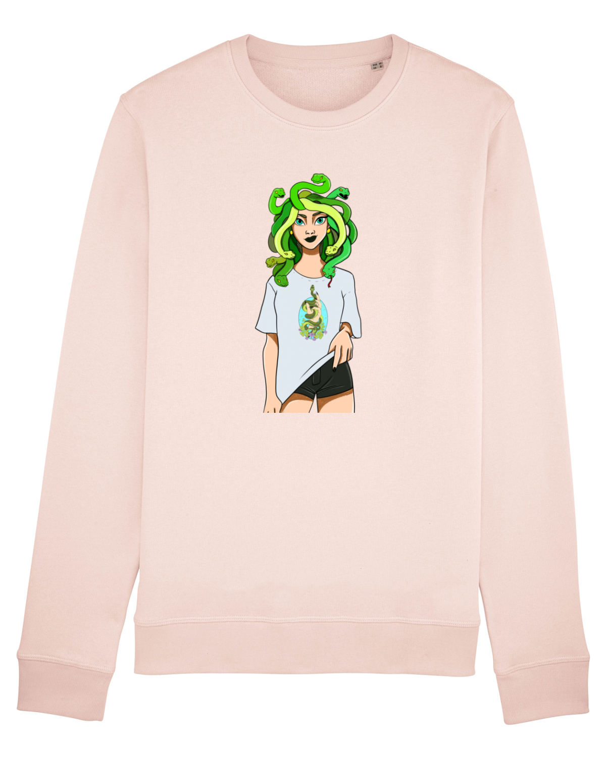 Bluză mânecă lungă Unisex Rise Candy Pink