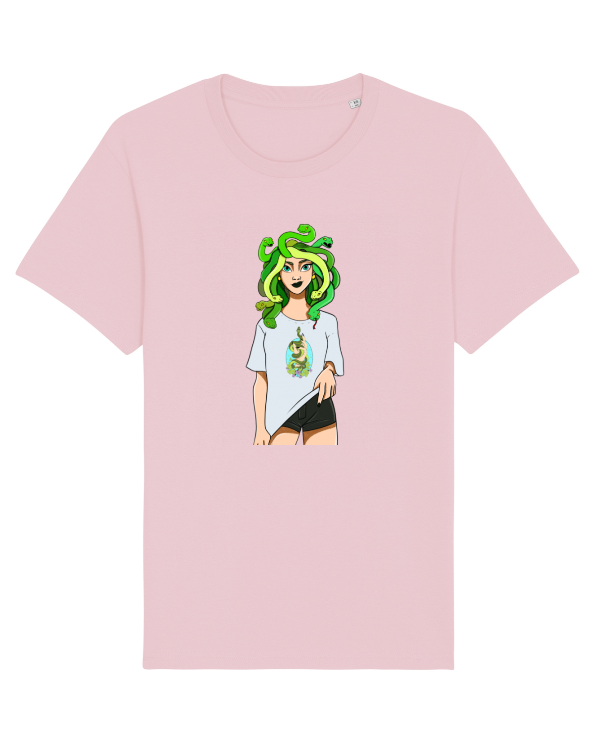 Tricou mânecă scurtă Unisex Rocker Cotton Pink
