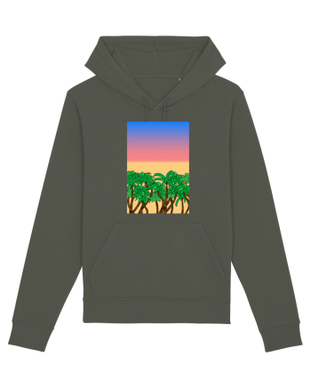 Sunset Palmtrees Khaki