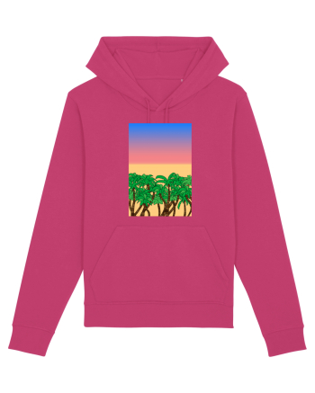 Sunset Palmtrees Raspberry