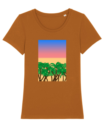 Sunset Palmtrees Roasted Orange