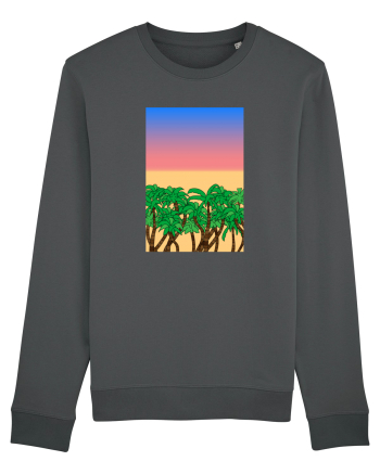 Sunset Palmtrees Anthracite