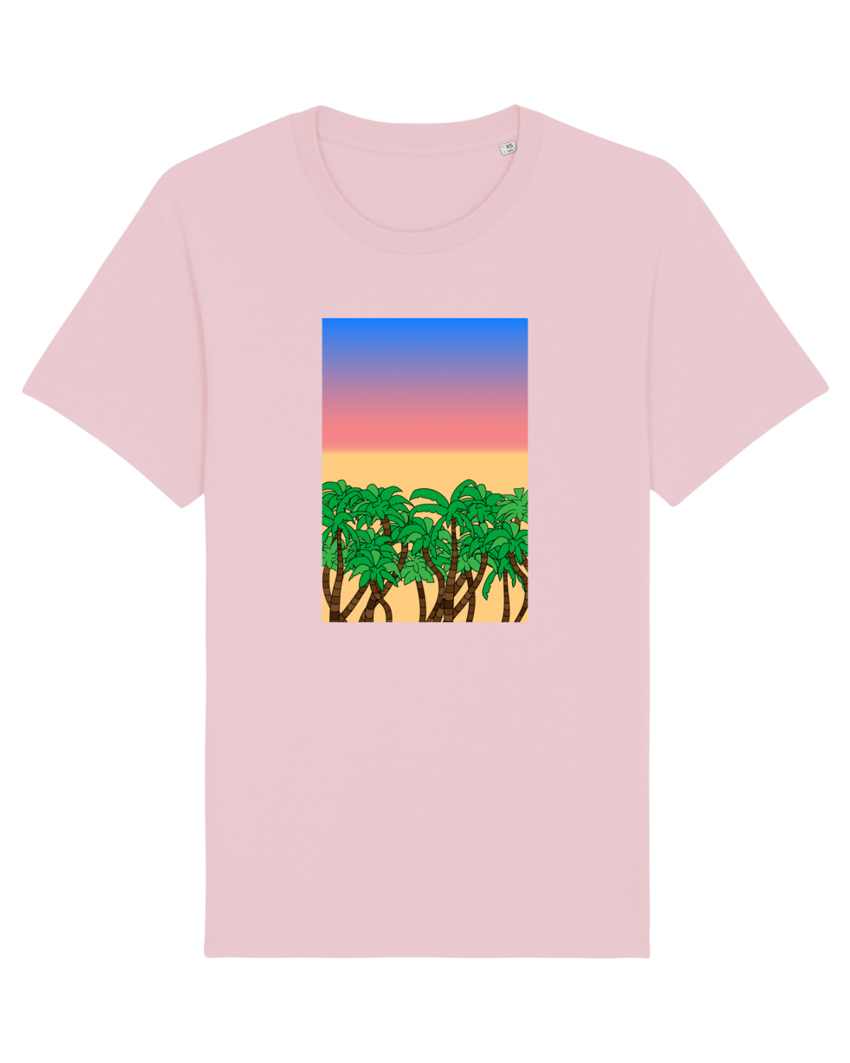 Tricou mânecă scurtă Unisex Rocker Cotton Pink