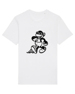 Maimuța fericita Tricou mânecă scurtă Unisex Rocker