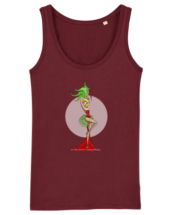 Dansatoare sexy Burgundy